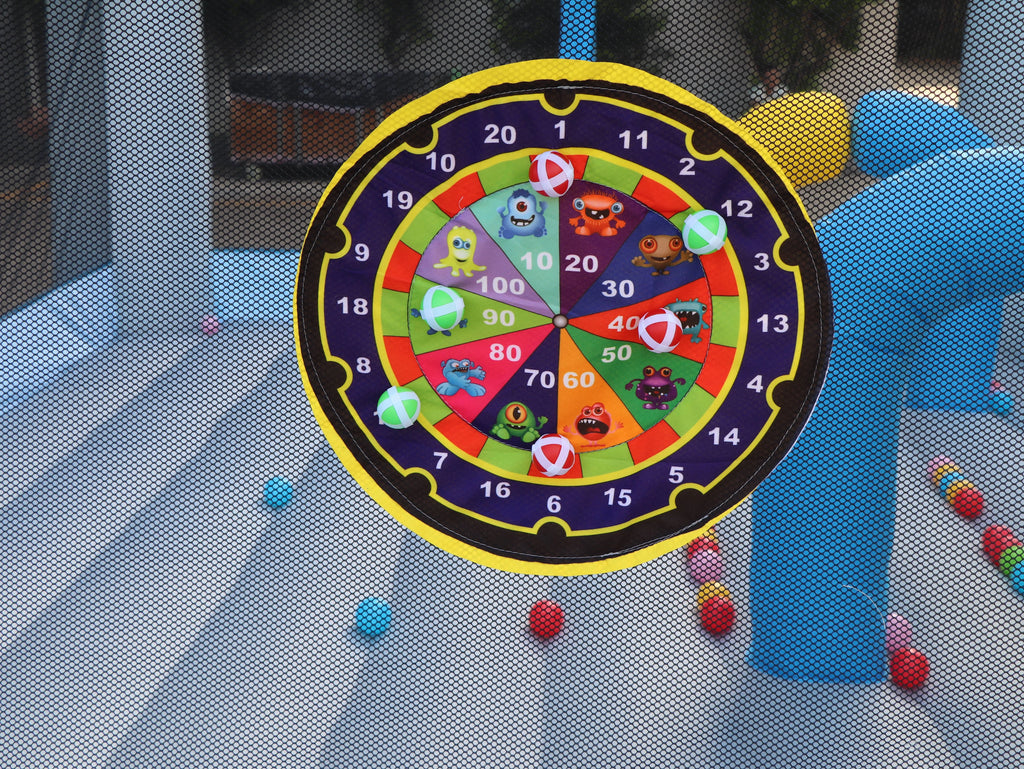 Inflatable Bounce House with Blower, 198" x 180" x 96" Tall W9691