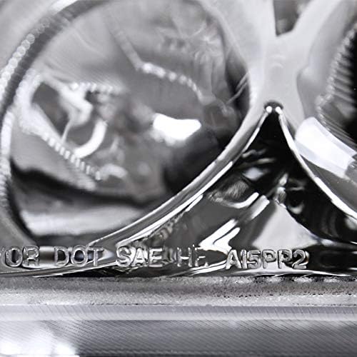 Chrome Clear Dual Halo Projector Head Lights Z568