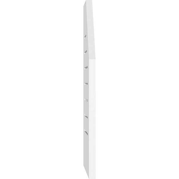 Octagonal Surface Mount PVC Gable Vent L642