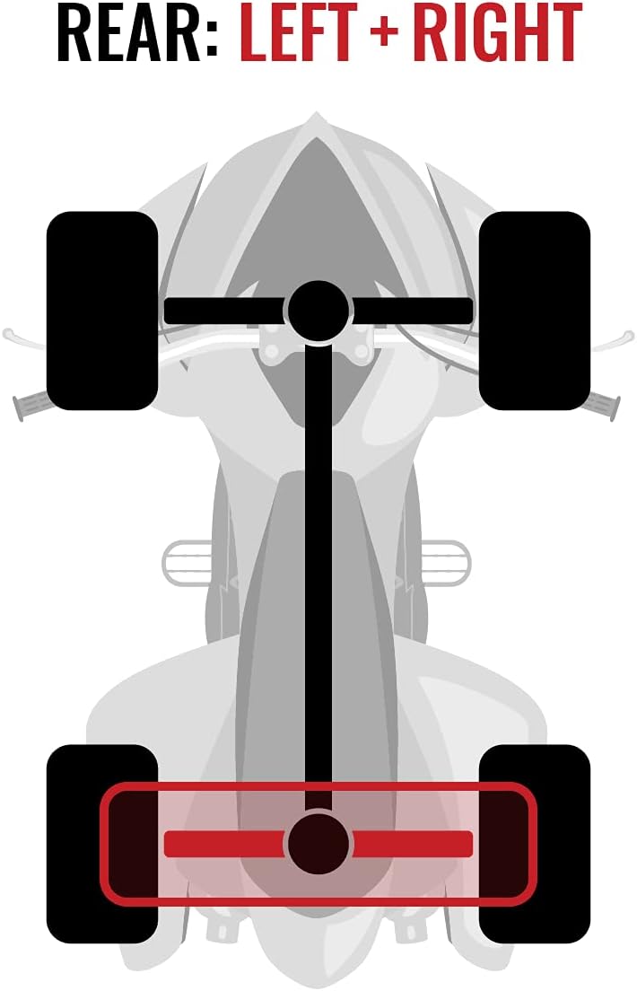 Rear Left Right Axles XT Pair Complete Side V367