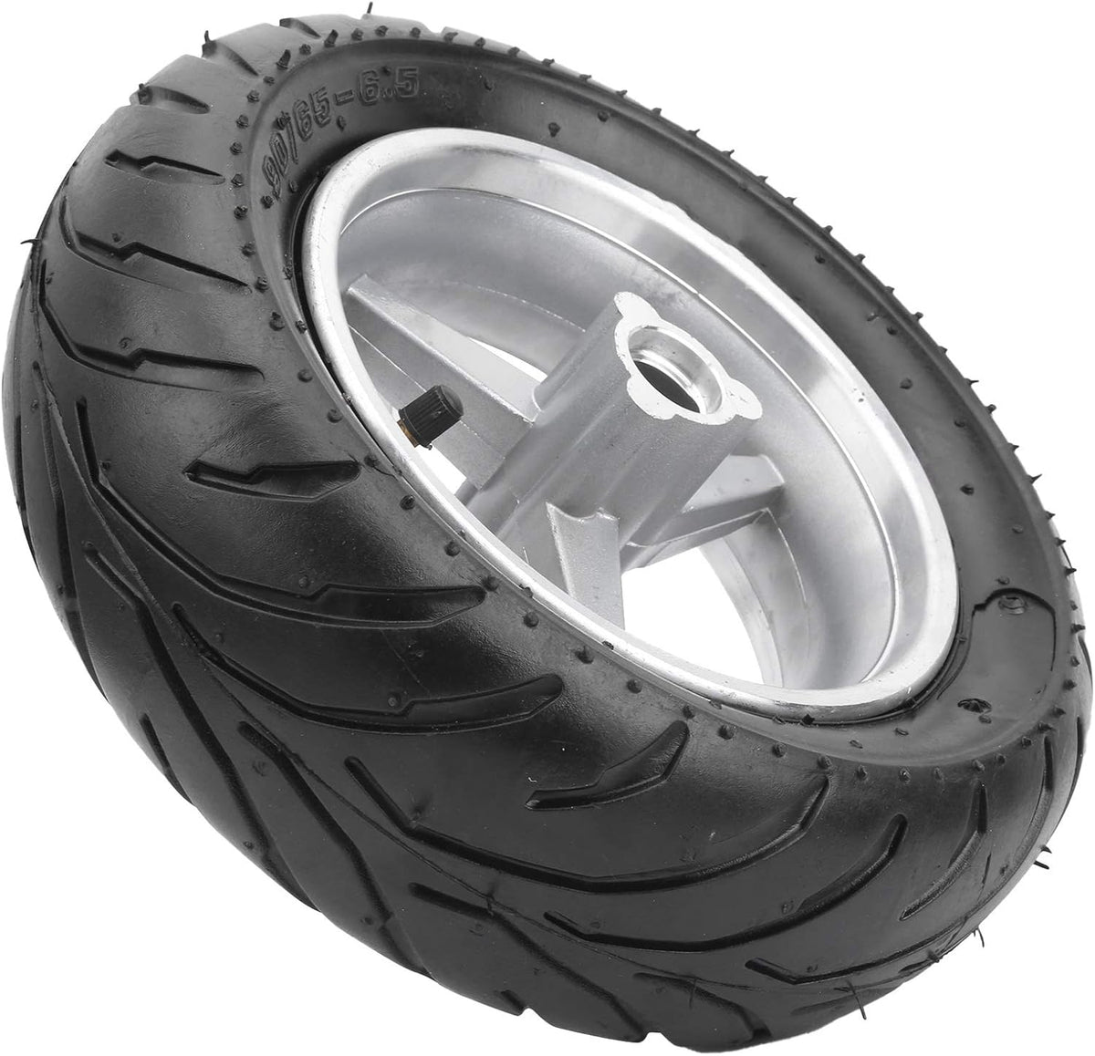 Mini Bike Tire Wheel Tyre Rims Anti-Skid Accessories Fit for 47cc 49cc Pocket Bike Front Wheel Pack of 2 K410