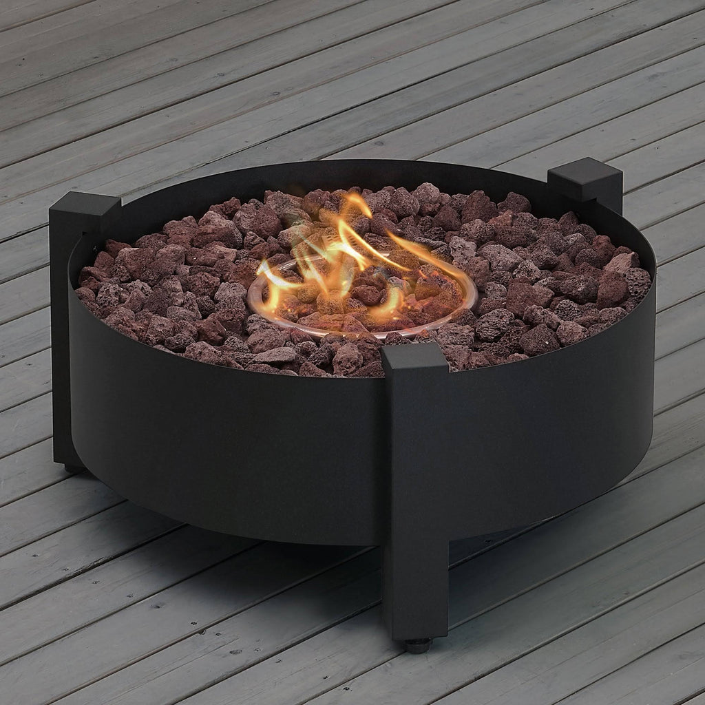 Dark Charcoal Round Fire Pit S60279