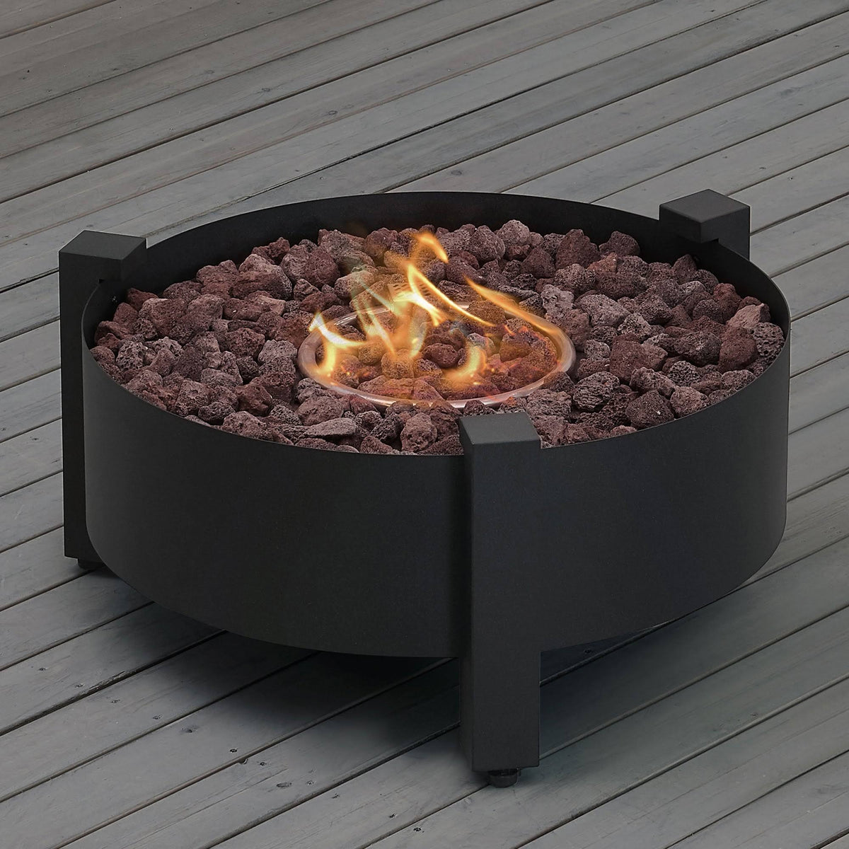 Dark Charcoal Round Fire Pit S60279