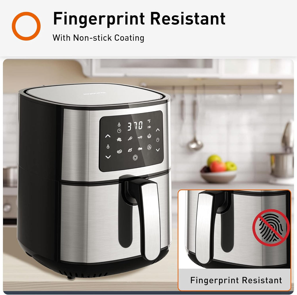 5.8Qt Air Fryer Toaster Oven with Cookbook and 4 Accessories R885