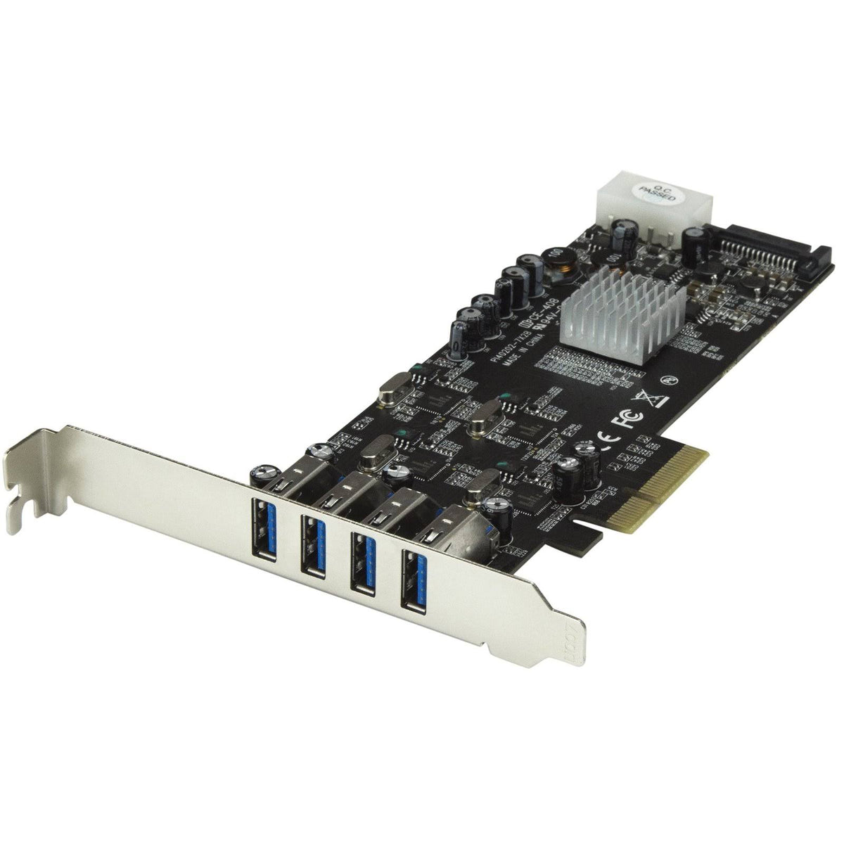 4 Port PCI Express SuperSpeed USB 3.0 Card Adapter M413