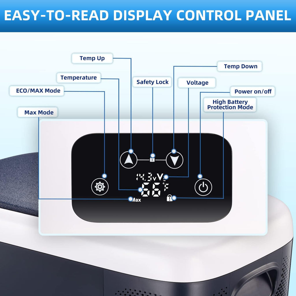 Car Refrigerator with 12/24V DC and 120-240V AC A839309