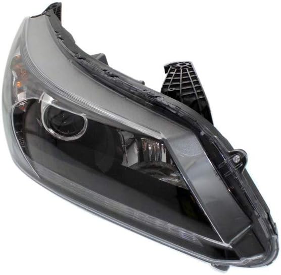 Honda Accord Headlight 2013 2014 2015 Driver Side Halogen Bulbs Included Sedan P9981