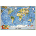 World Physical Ocean Floor Enlarged Laminated Map O1770