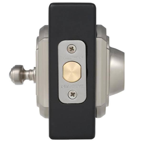 Satin Nickel Exterior Entry Knob and Single Cylinder Deadbolt Combo Pack O808