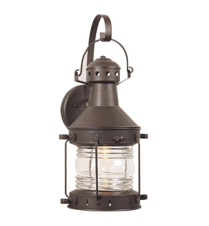 Brushed Nickel Outdoor Wall Light H547