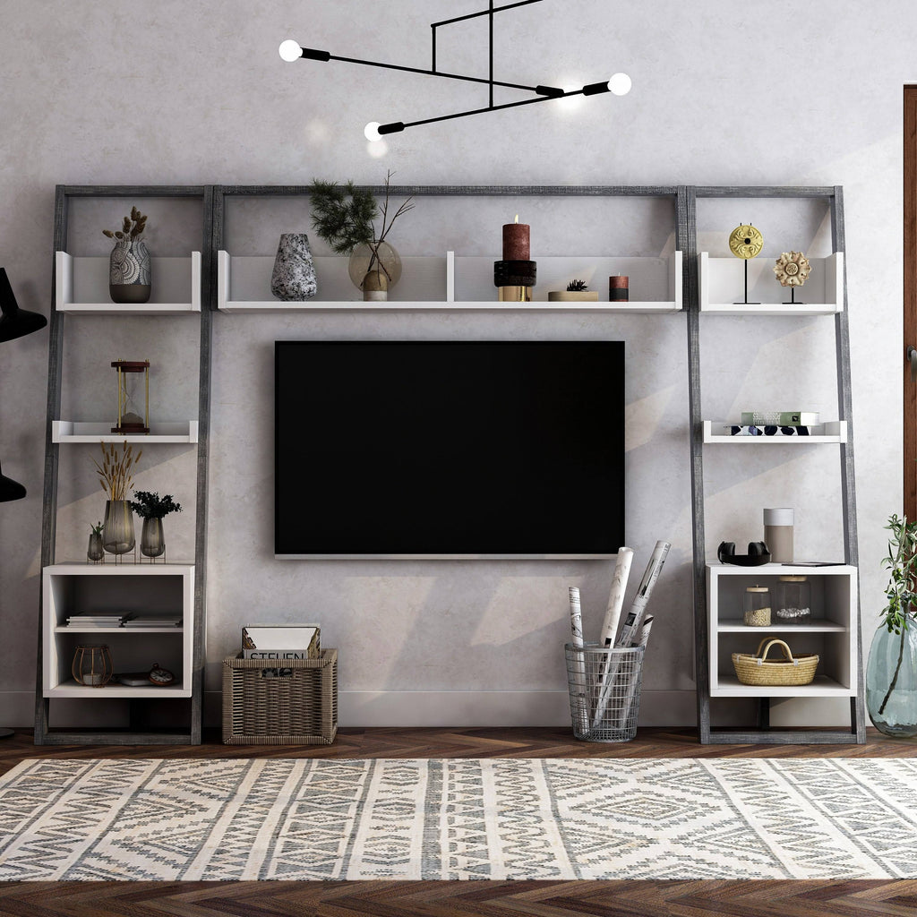 Natural White Entertainment Center T290856