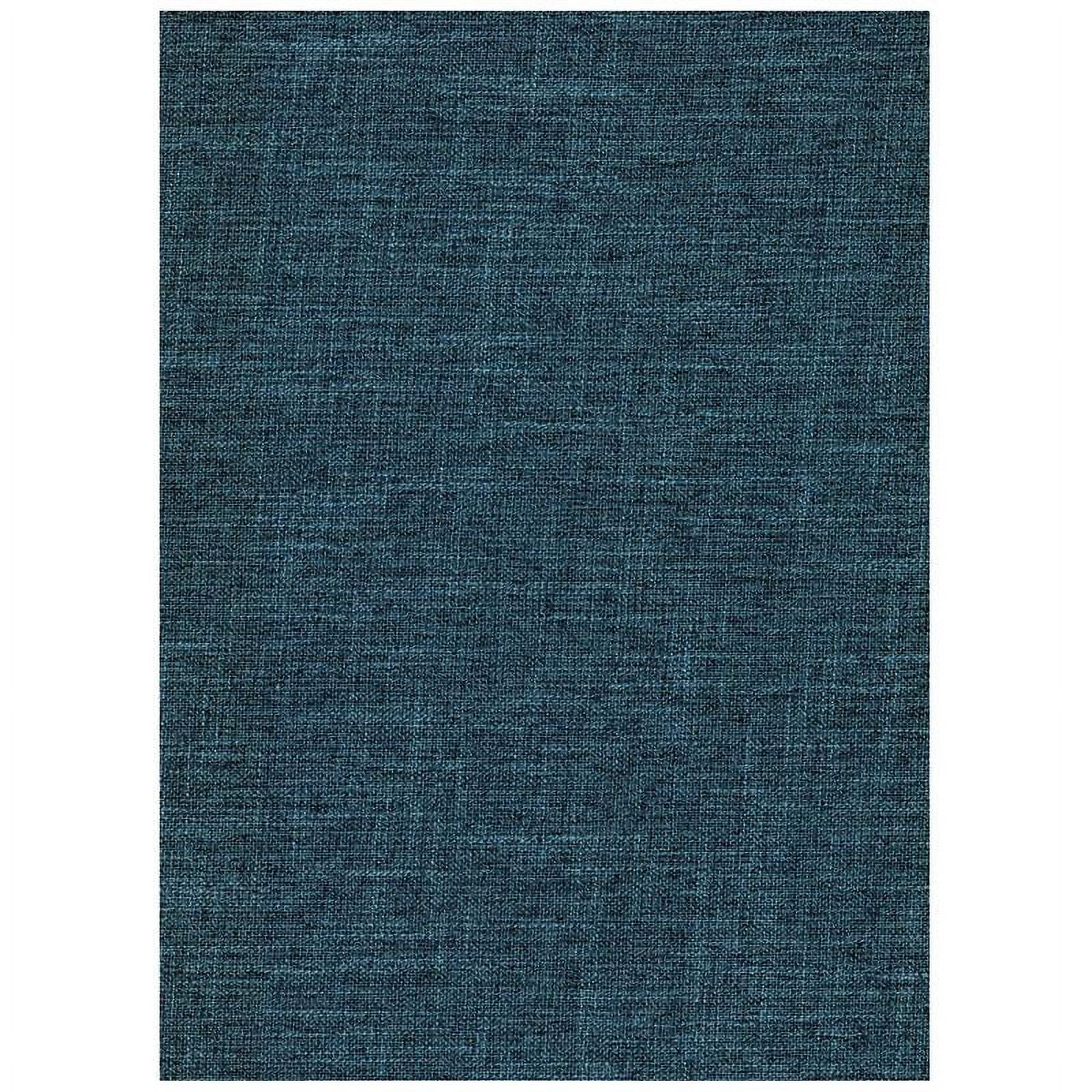 2 Piece Linen Fabric Futon Mattress Set in Aqua Blue Z2903