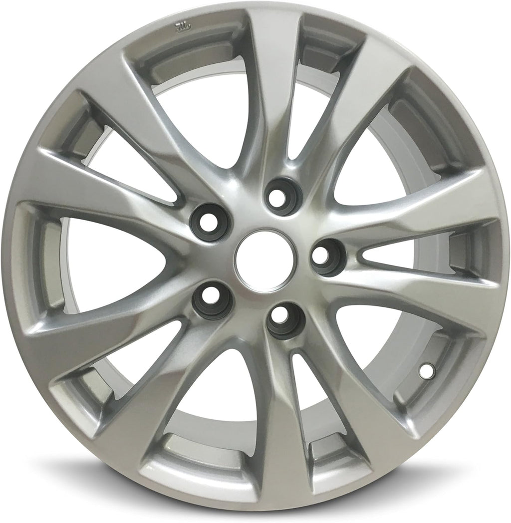 16 inch 5 Lug Silver Aluminum Wheel T5302