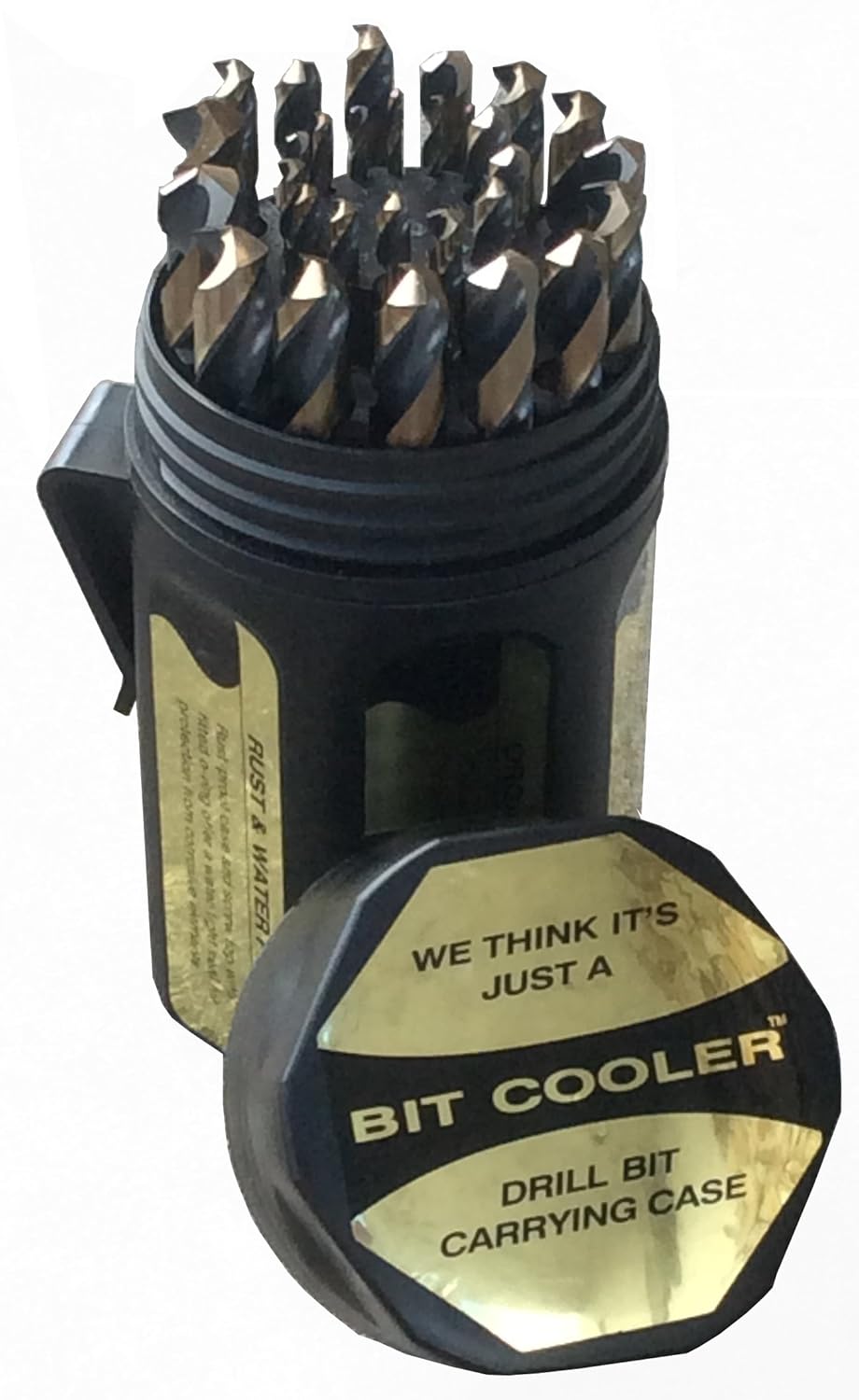 29 Piece High Speed Steel Drill Bit Set with Black and Gold Finish U32313