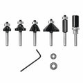 6 pc. Carbide-Tipped Router Bit Set Z366574
