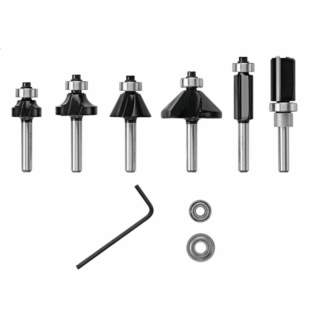 6 pc. Carbide-Tipped Router Bit Set Z366574