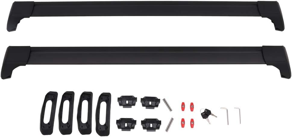 Black Crossbars Roof Racks Cross Bars H365