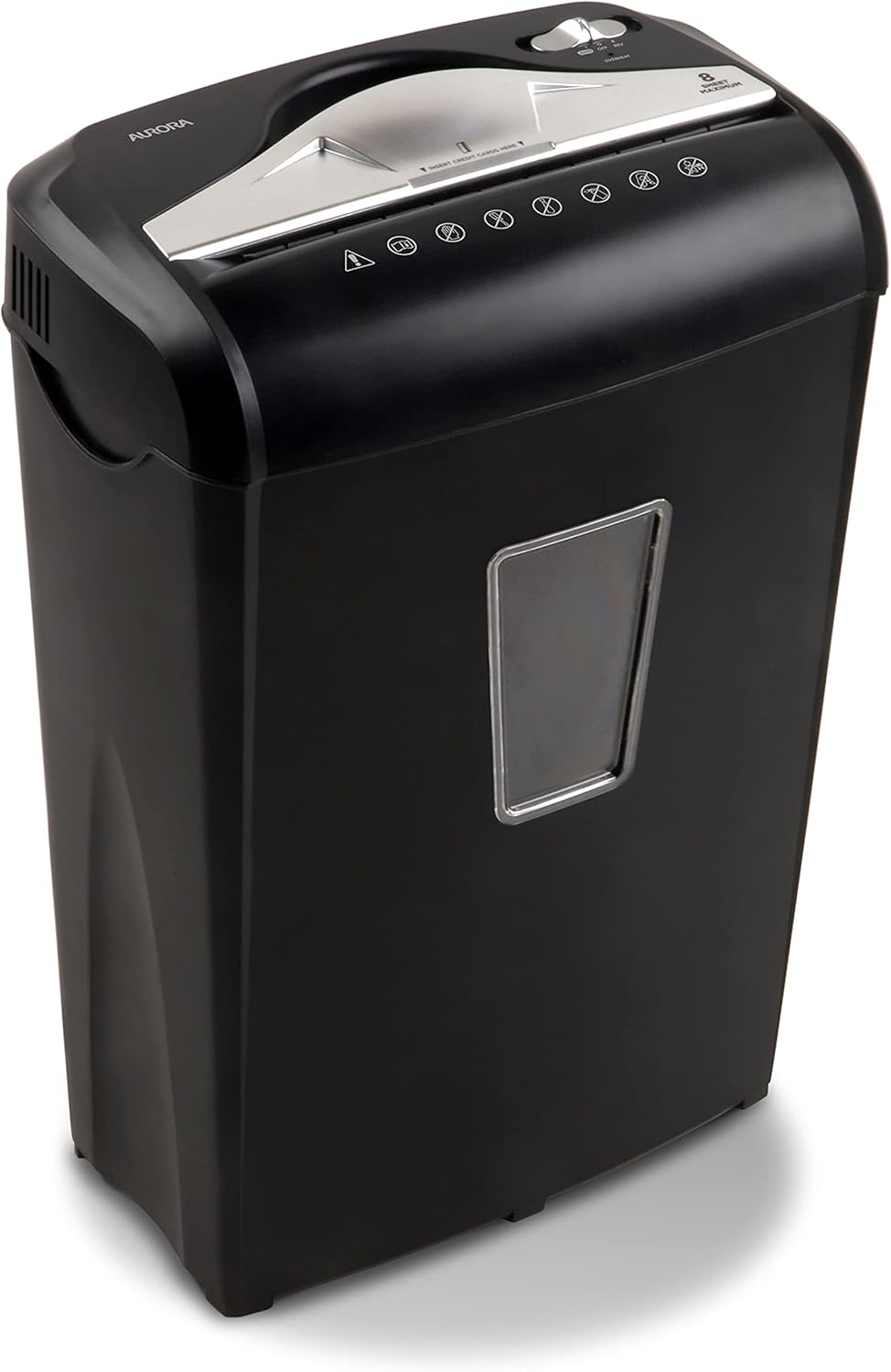 8-Sheet Micro-Cut Paper Shredder Black Pack of 2 M762638
