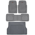 Gray Rubber Car Floor Mats Set P7164