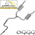 Stainless Steel Resonator Muffler Pipe Exhaust System Kit Z71355