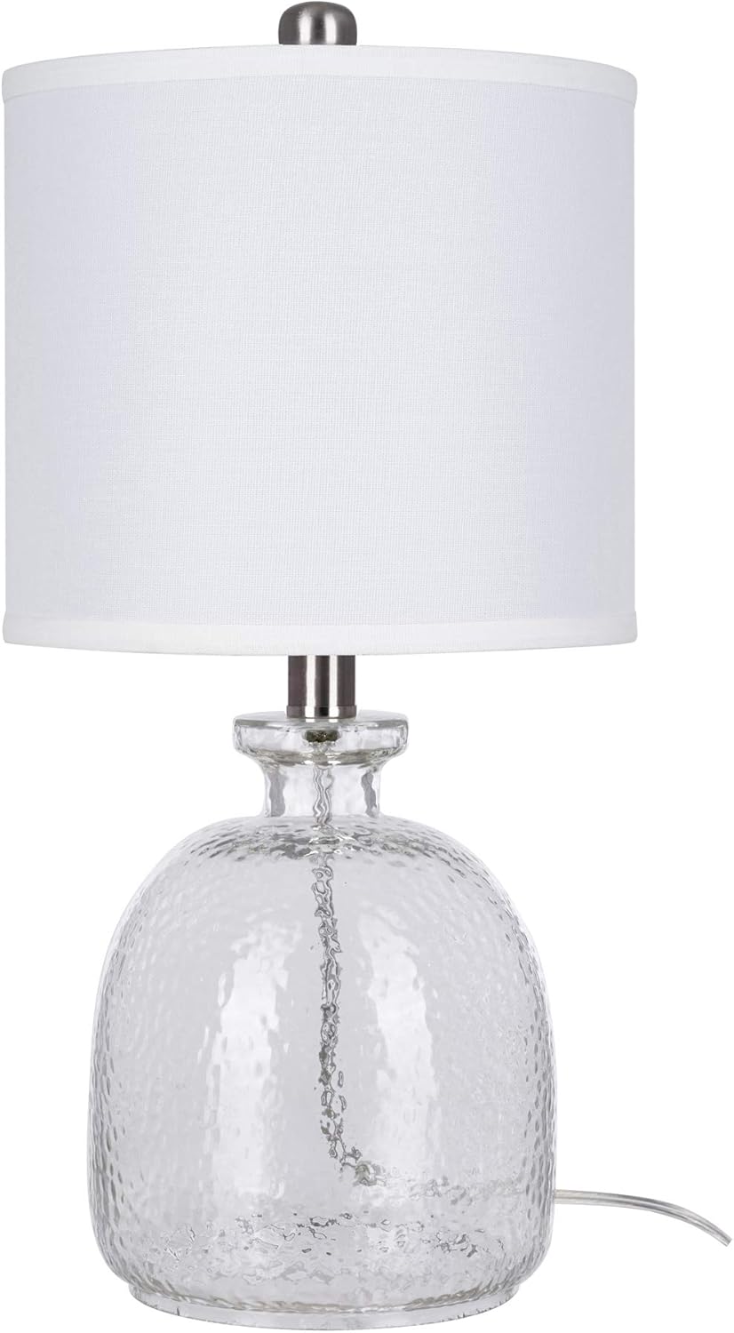 Coastal Textured Glass Table Lamp Z894