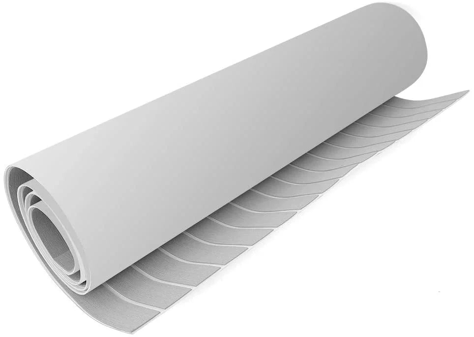 Gray+White Non-Slip Self-Adhesive EVA Foam Boat Decking Sheet X2522