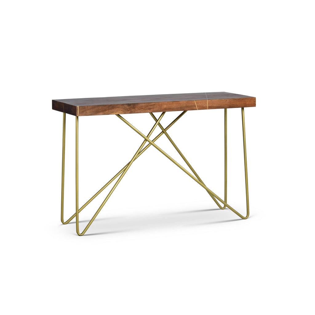 Brown Wood Sofa Table B5363