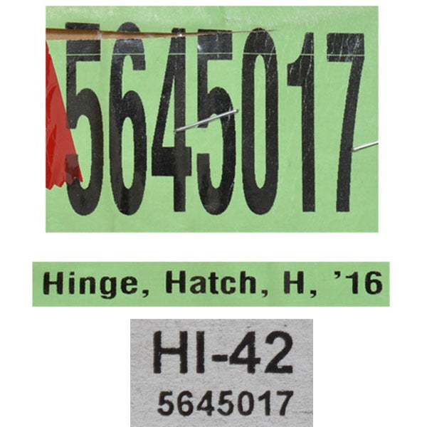 Stainless Offset Hatch Hinge Y434639