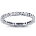 14K White Gold Diamond Eternity Ring G18000