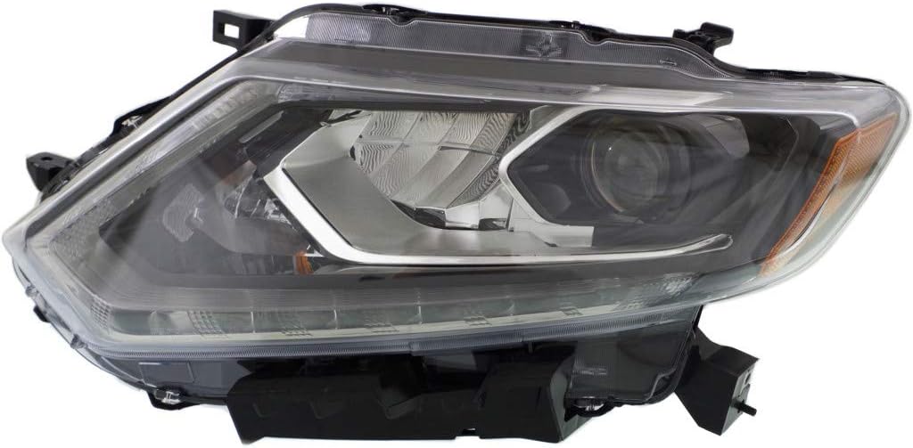 Head Light Assembly Driver Side Black Housing N826344