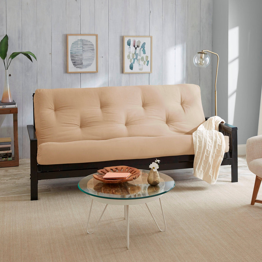 Khaki Gel Memory Foam Futon Mattress U843