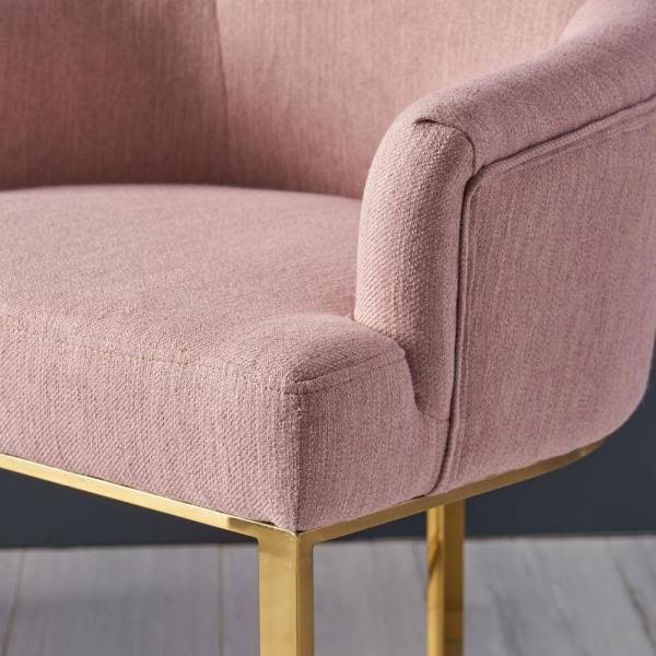 Light Blush Modern Glam Chair G3602