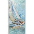 Aqua Boats Sailboats Runner Mat, 58 x 28 in. M2442