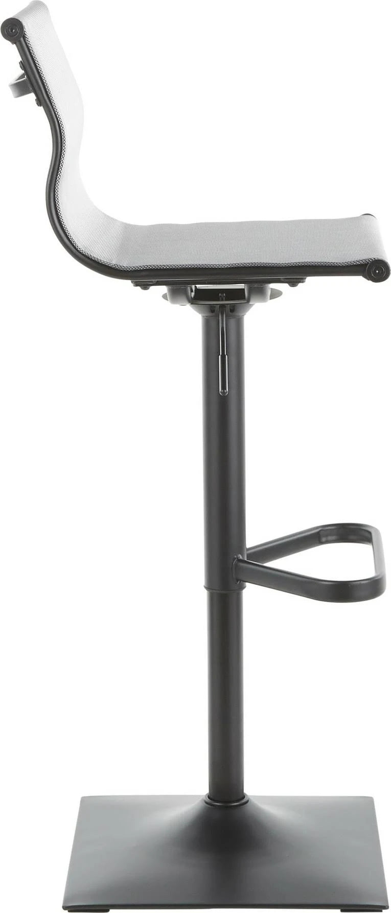 Black Silver Barstool C729