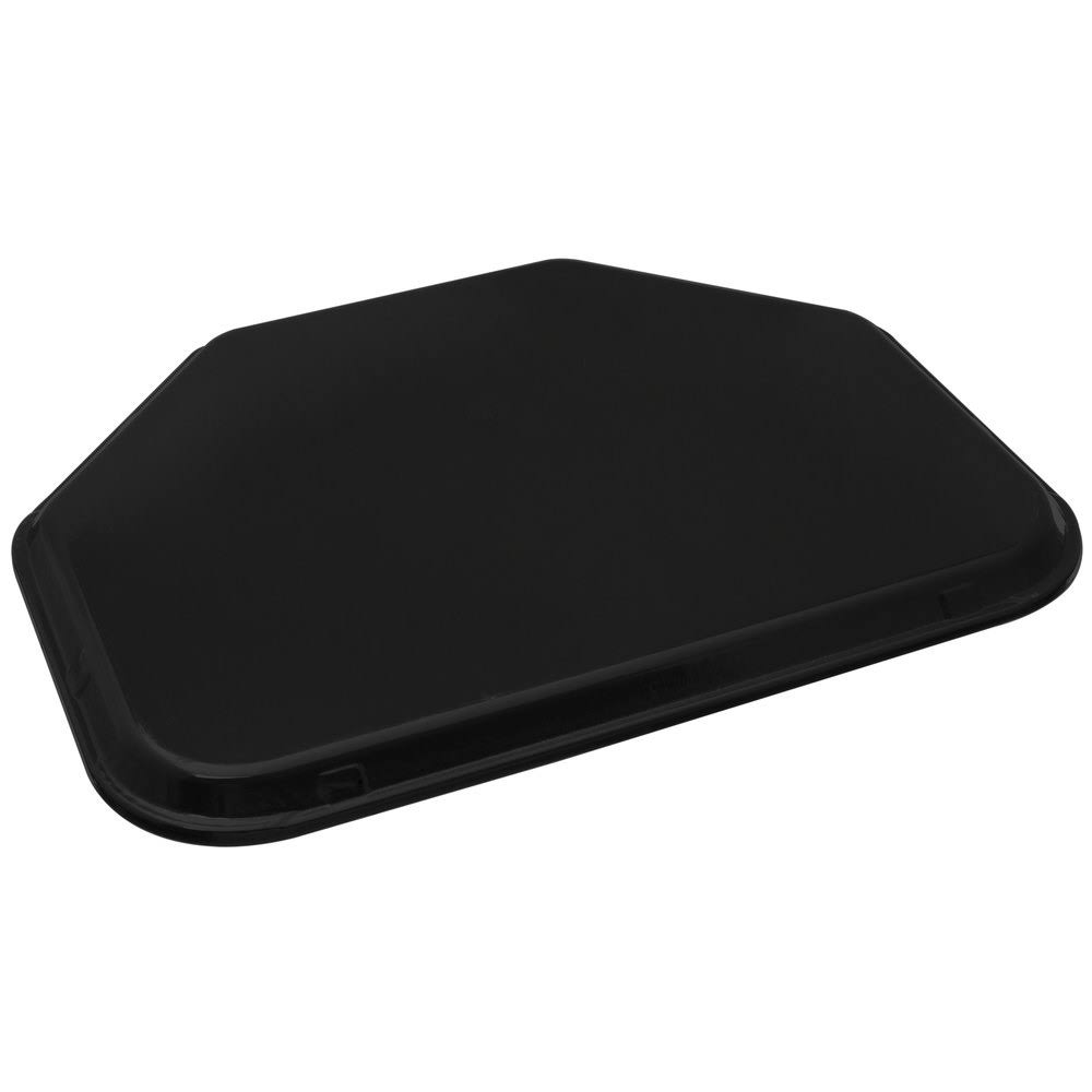 Black Glasteel Fiberglass Trapezoid Tray R240468
