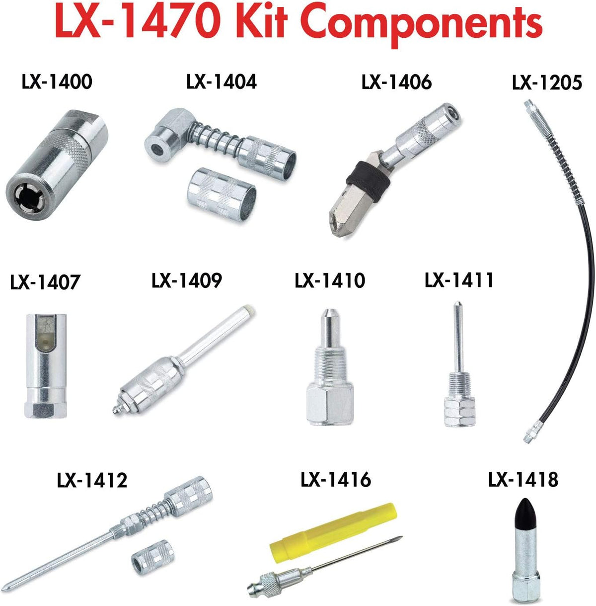 Silver Lubrication Accessory Kit, 11-Piece, Pack of 2 R51749