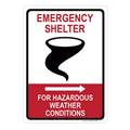 Emergency Shelter Sign X864