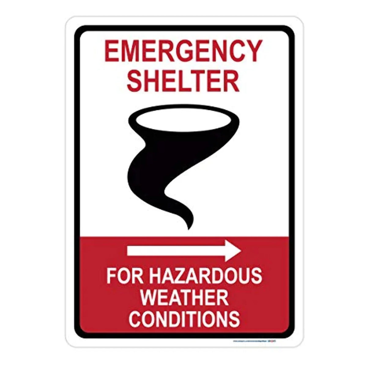Emergency Shelter Sign X864