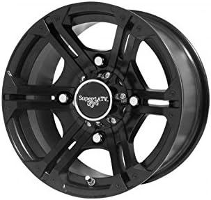 Black 12 Inch 4/156 Bolt Pattern Wheel V24678