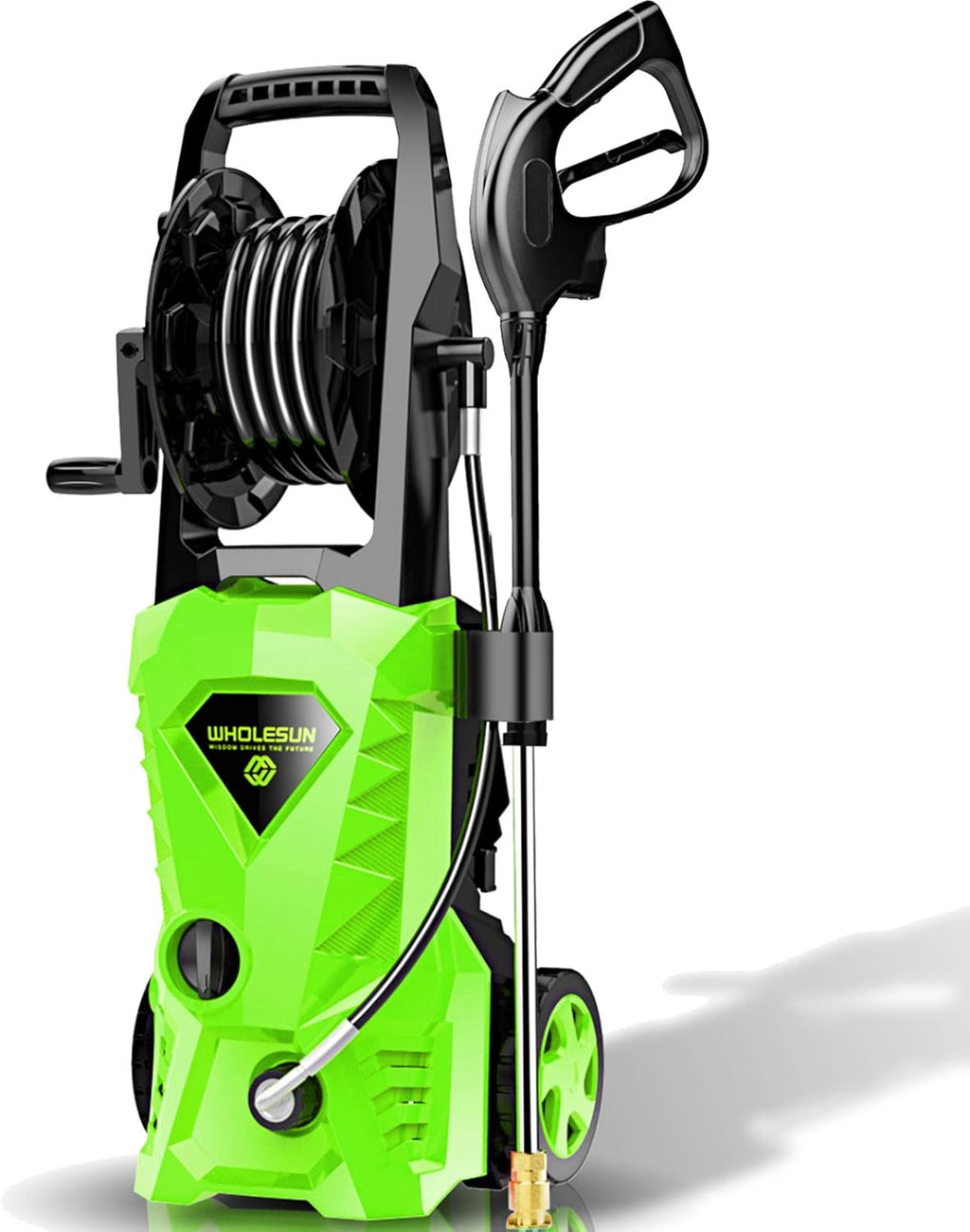 Electric Pressure Washer 2.4 GPM 1600W with 4 Nozzles Foam Cannon J439