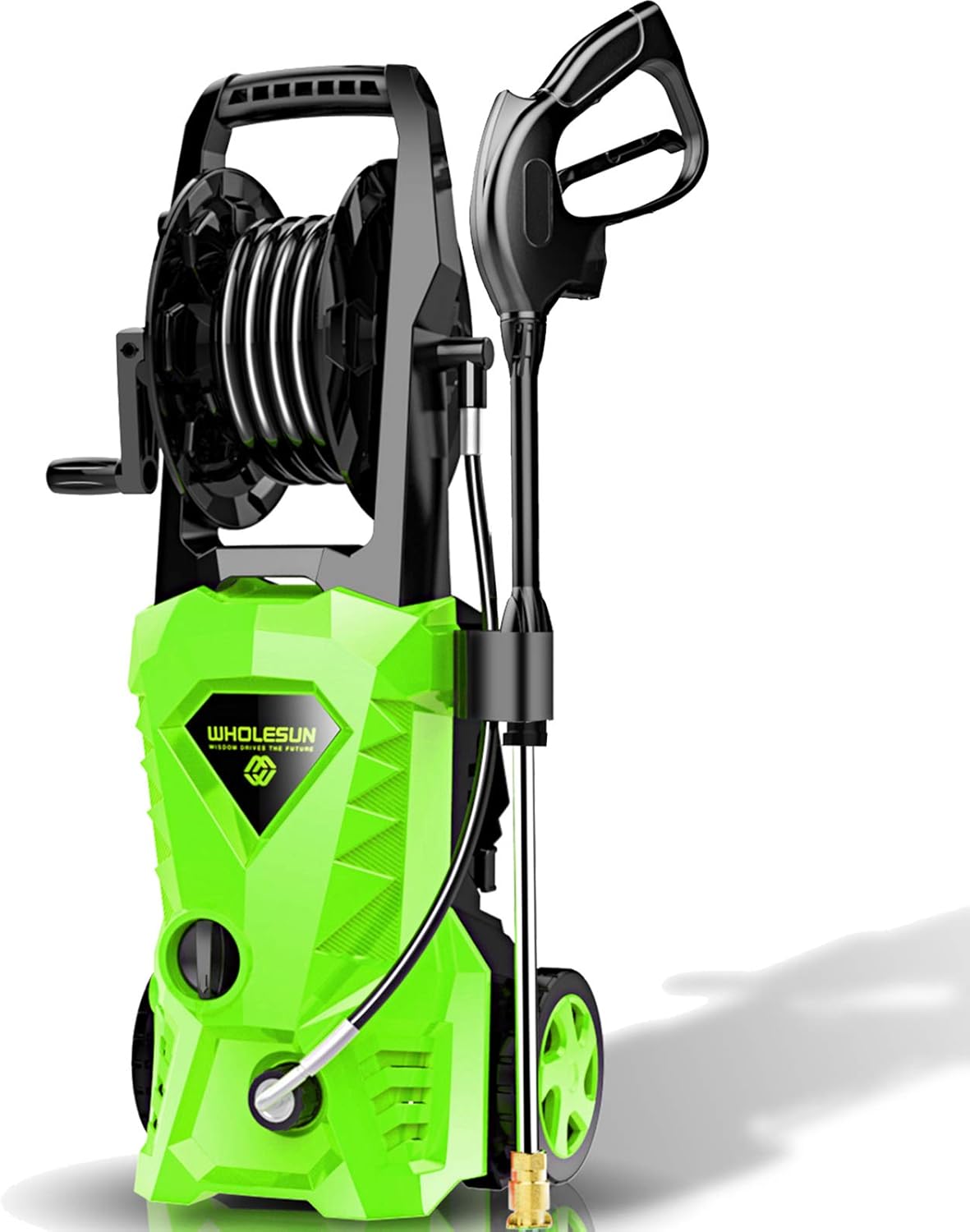 Electric Pressure Washer 2.4 GPM 1600W with 4 Nozzles Foam Cannon J439