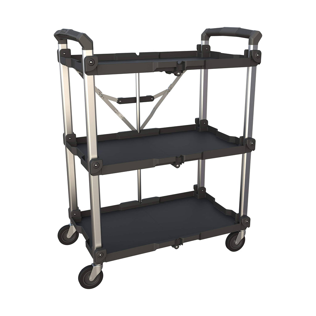 Black 3 Shelf Utility Cart R73762
