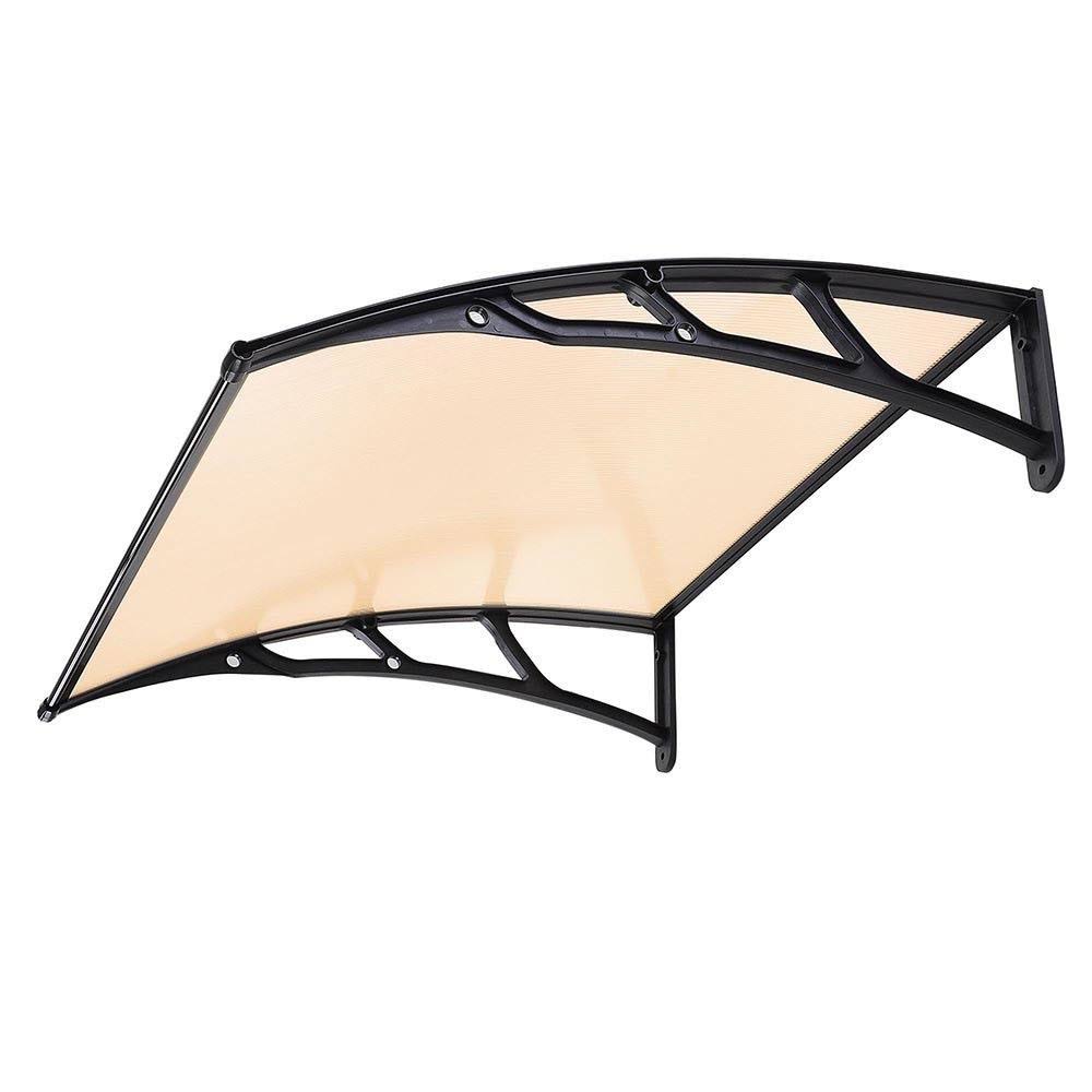 2pcs 40x40x22 Polycarbonate Window Door Awning I1697