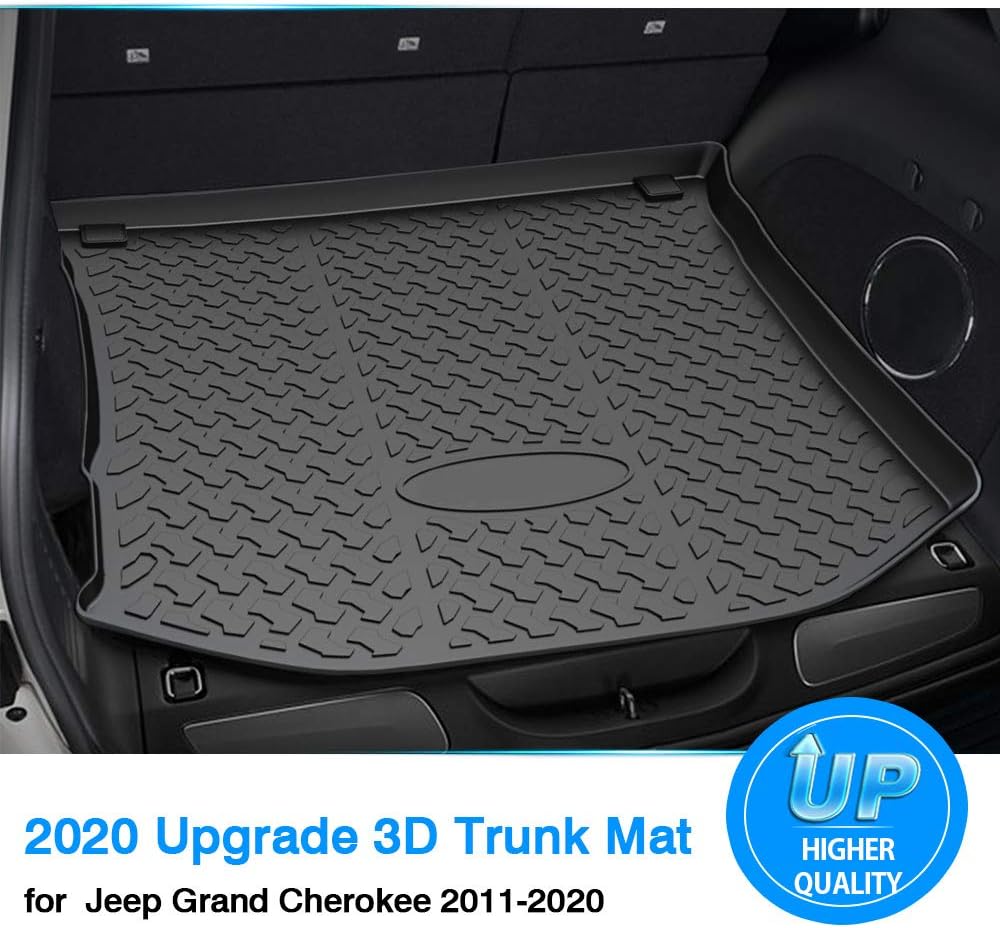 Cargo Liner Trunk Mat All Weather Rear Floor Mat Pack of 2 A572