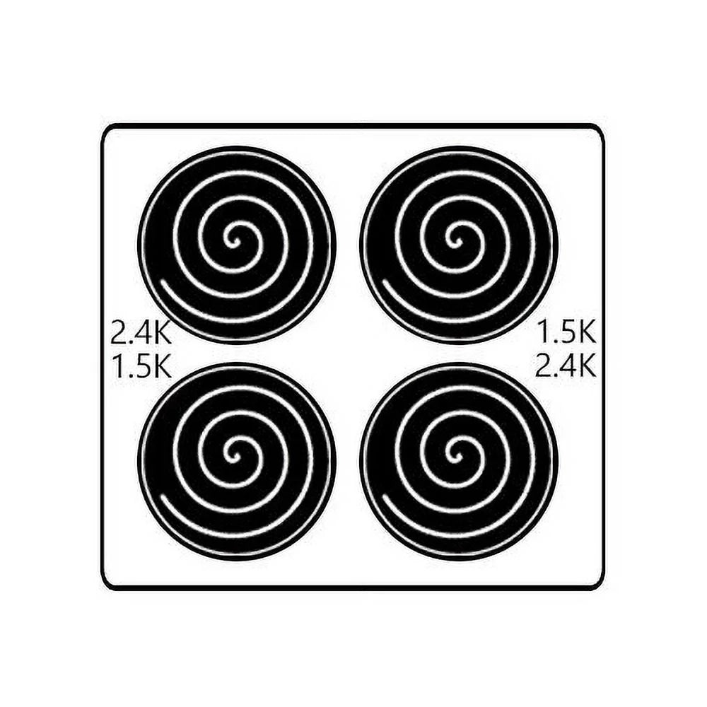 24" Freestanding Coil Electric Range Stainless Steel J257