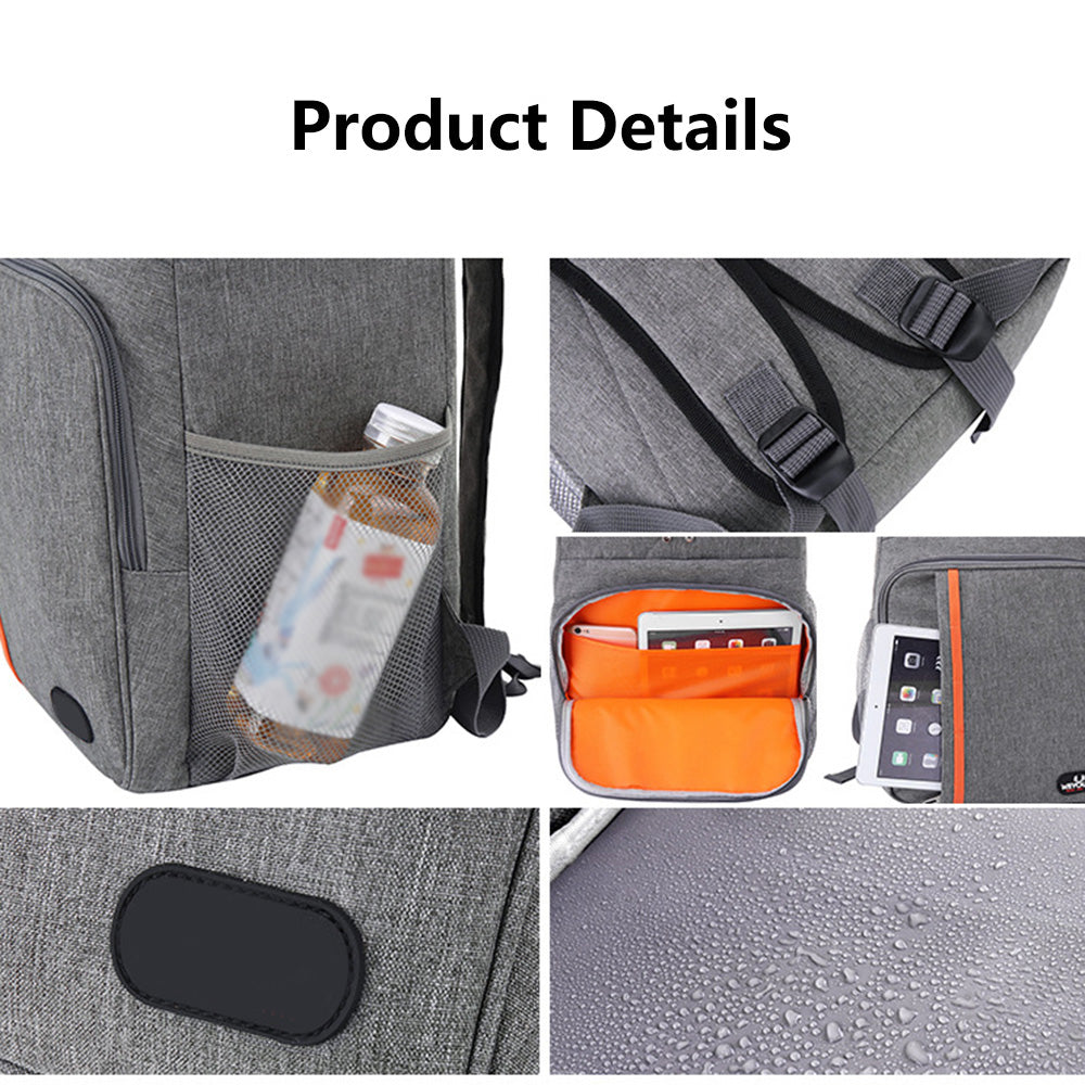 Insulated Cooler Backpack, Navy blue K481
