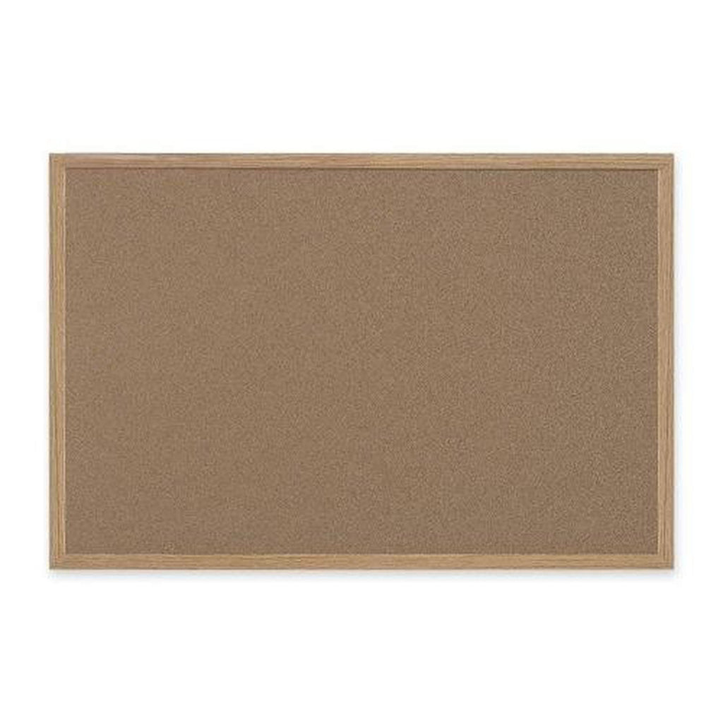 Natural Oak Frame Cork Bulletin Board A357