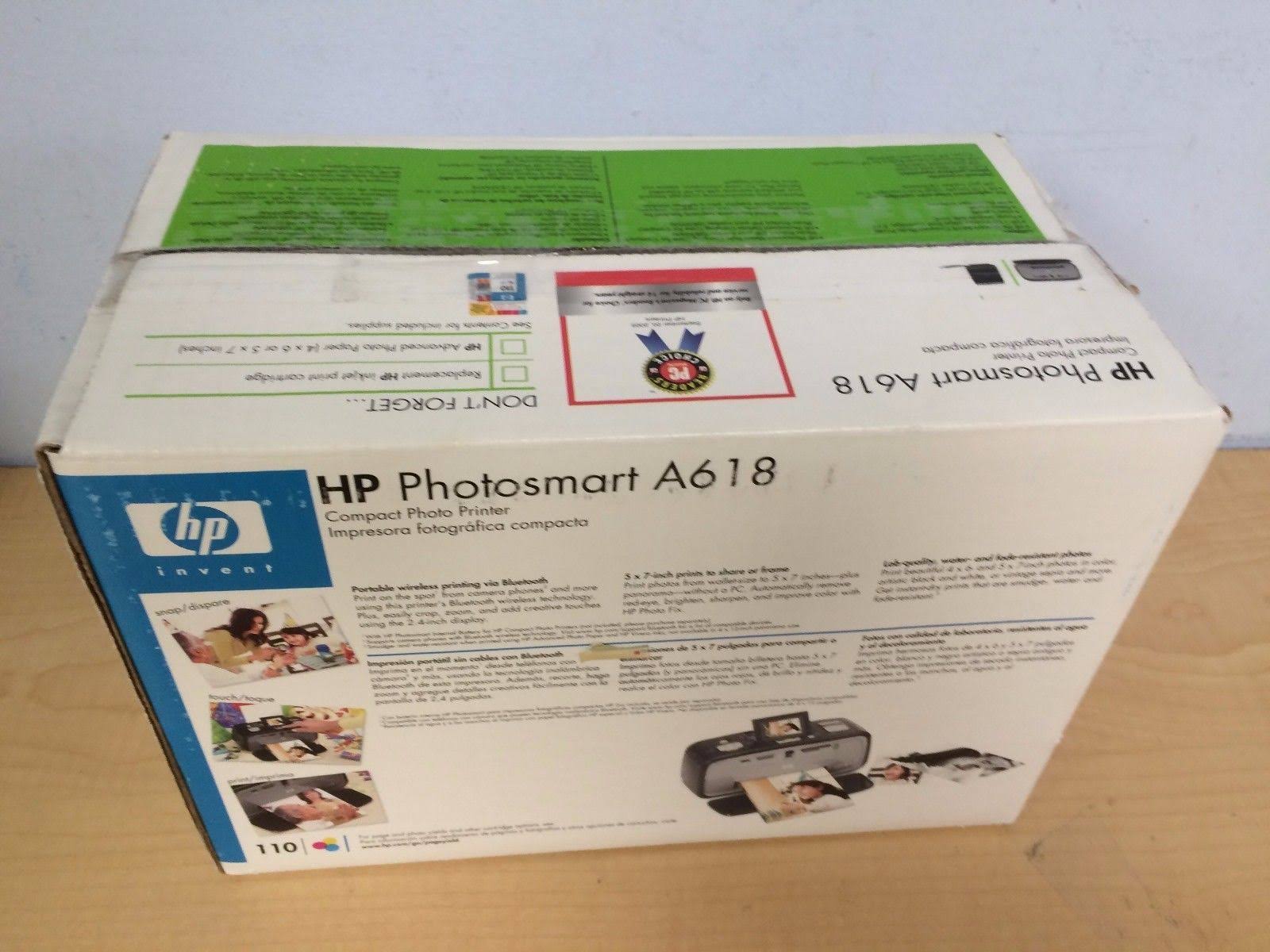 HP Photosmart A618 Digital Photo Inkjet Printer G402377