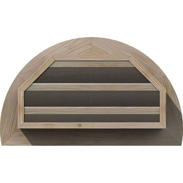 Half Round Gable Vent P6405