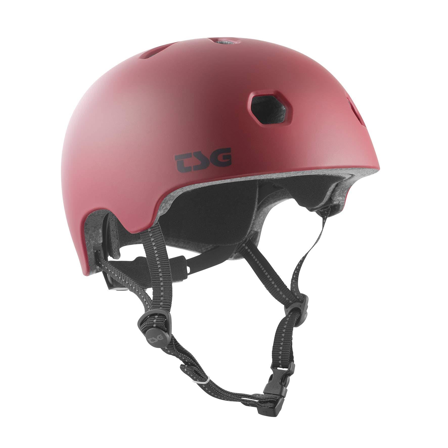 Satin Oxblood Helmet A8687